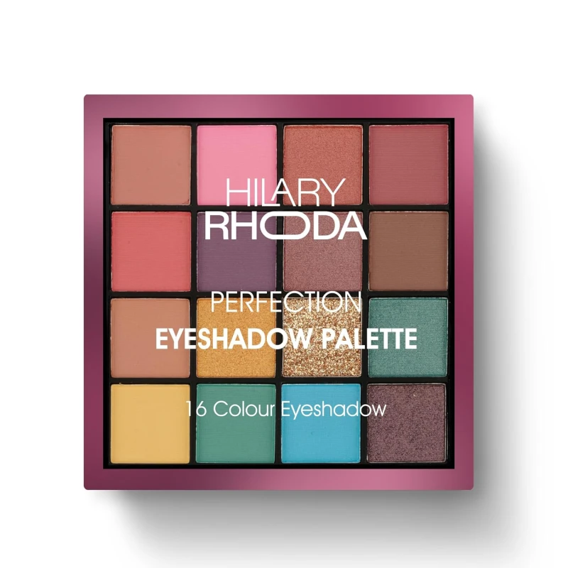 Hilary Rhoda Eyeshadow Palette | 16 Multicolor Matte & Shimmer Shades | Eye Makeup Highly Pigmented, Long-Lasting, Waterproof & Blendable Eye Makeup | Professional & Beginner Friendly (Shade 2) – 20.8g thumbnail 8